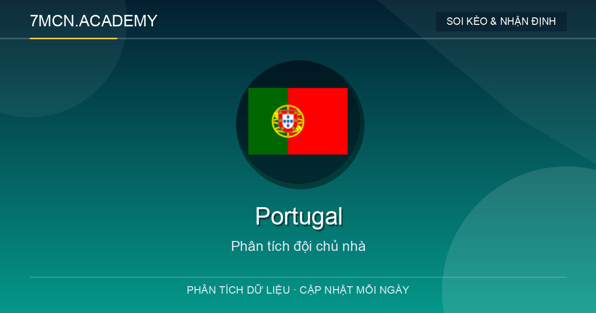 Phong độ và dữ liệu đội chủ nhà Portugal