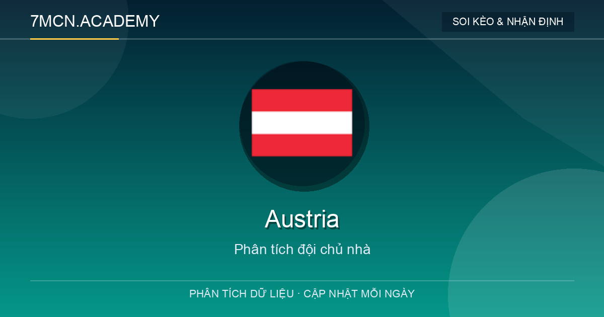 Phong độ và dữ liệu đội chủ nhà Austria
