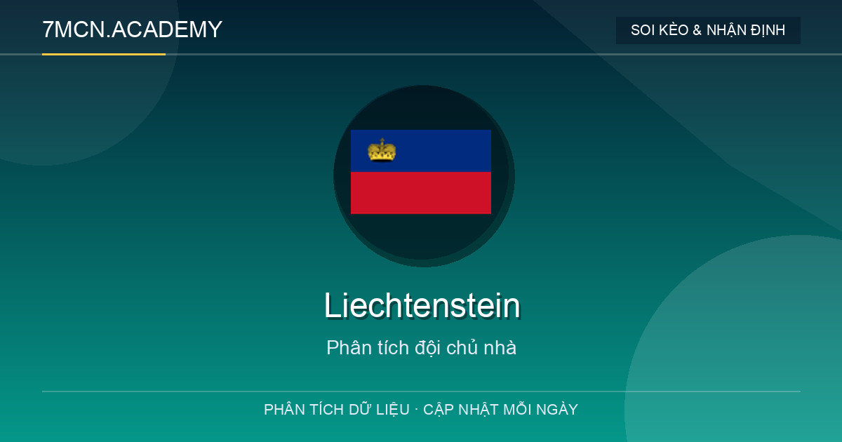 Phong độ và dữ liệu đội chủ nhà Liechtenstein