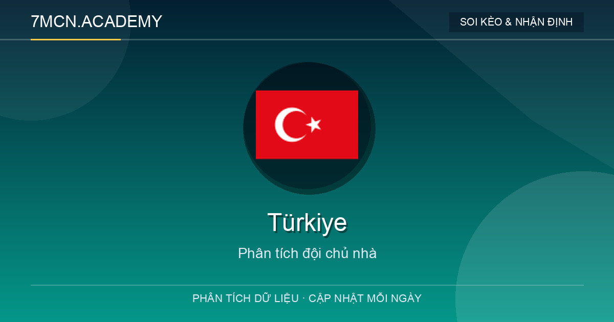 Phong độ và dữ liệu đội chủ nhà Türkiye