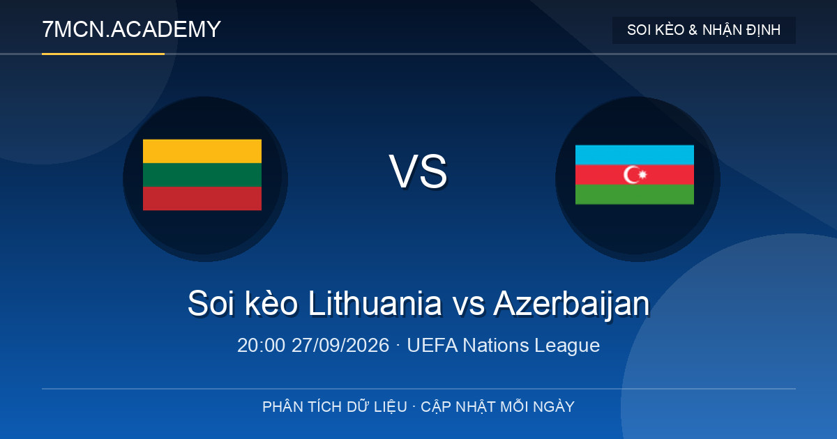 Nhận định và soi kèo trận Lithuania vs Azerbaijan