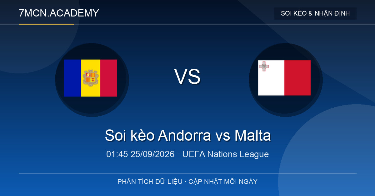 Nhận định và soi kèo trận Andorra vs Malta