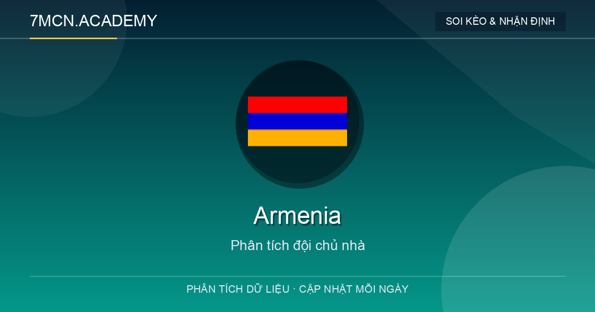 Phong độ và dữ liệu đội chủ nhà Armenia