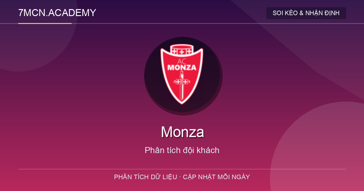 Phong độ và dữ liệu đội khách Monza