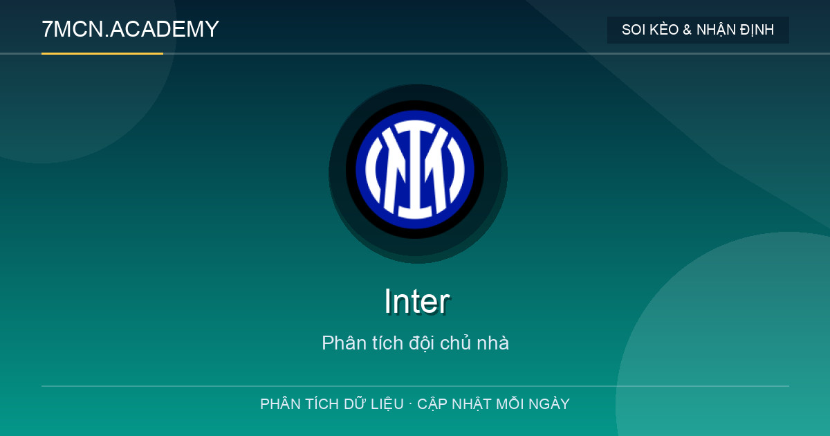 Phong độ và dữ liệu đội chủ nhà Inter