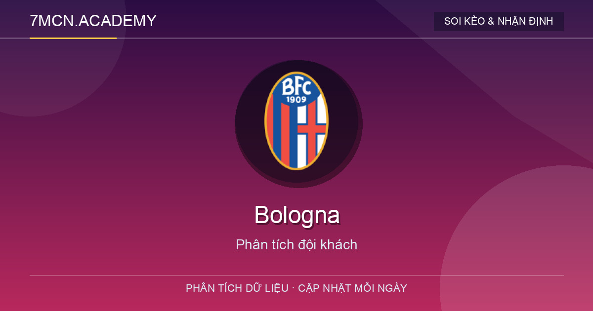 Phong độ và dữ liệu đội khách Bologna
