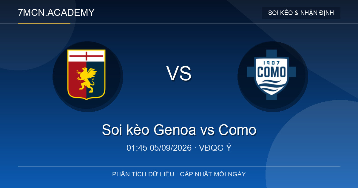 Nhận định và soi kèo trận Genoa vs Como