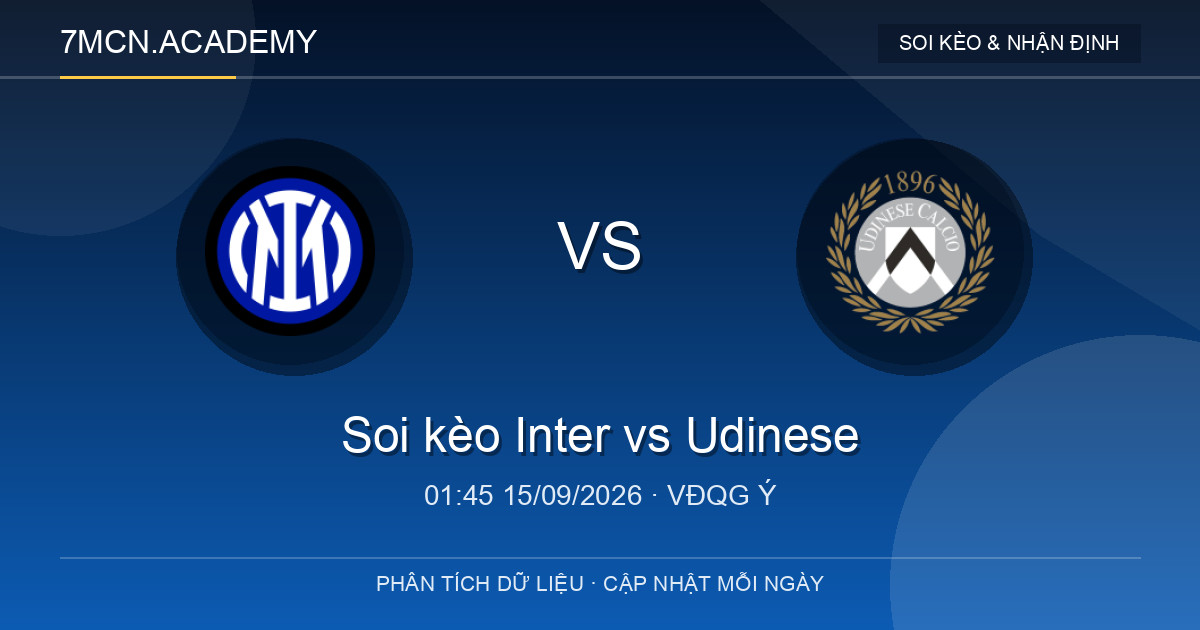 Nhận định và soi kèo trận Inter vs Udinese