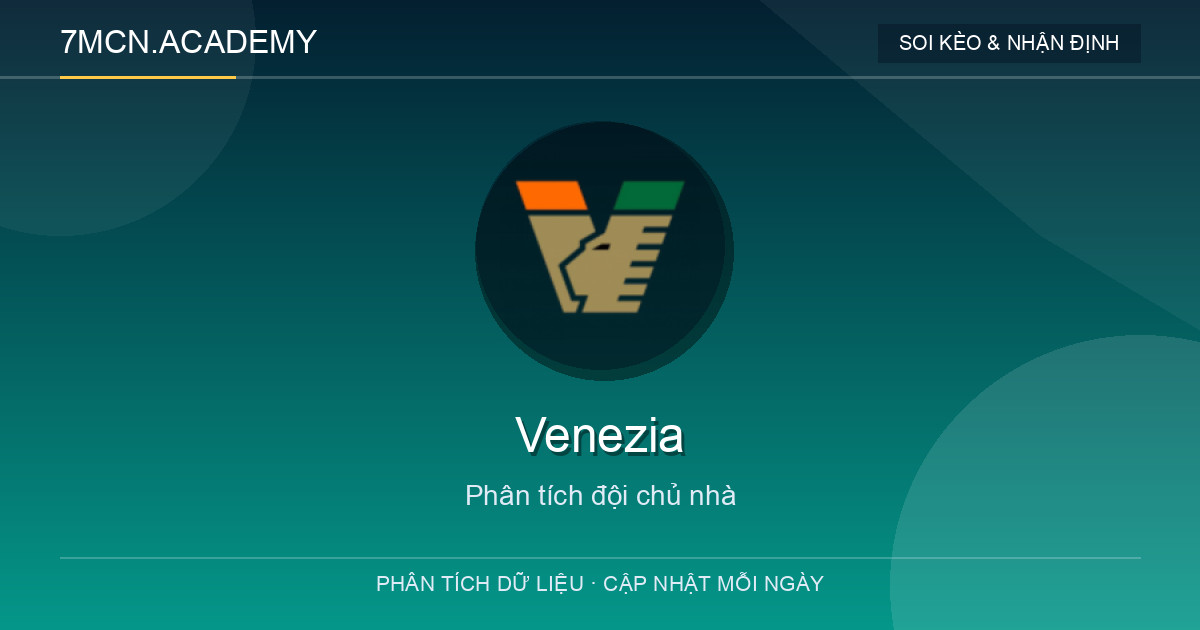 Phong độ và dữ liệu đội chủ nhà Venezia
