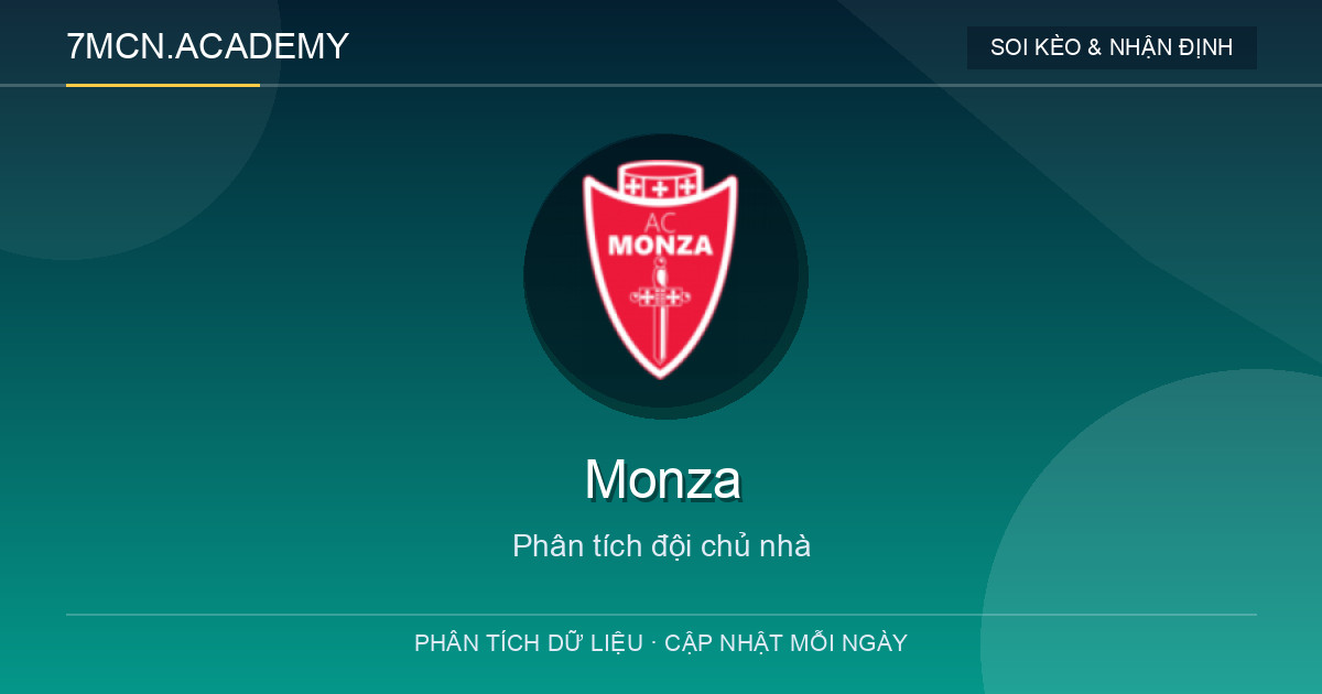 Phong độ và dữ liệu đội chủ nhà Monza
