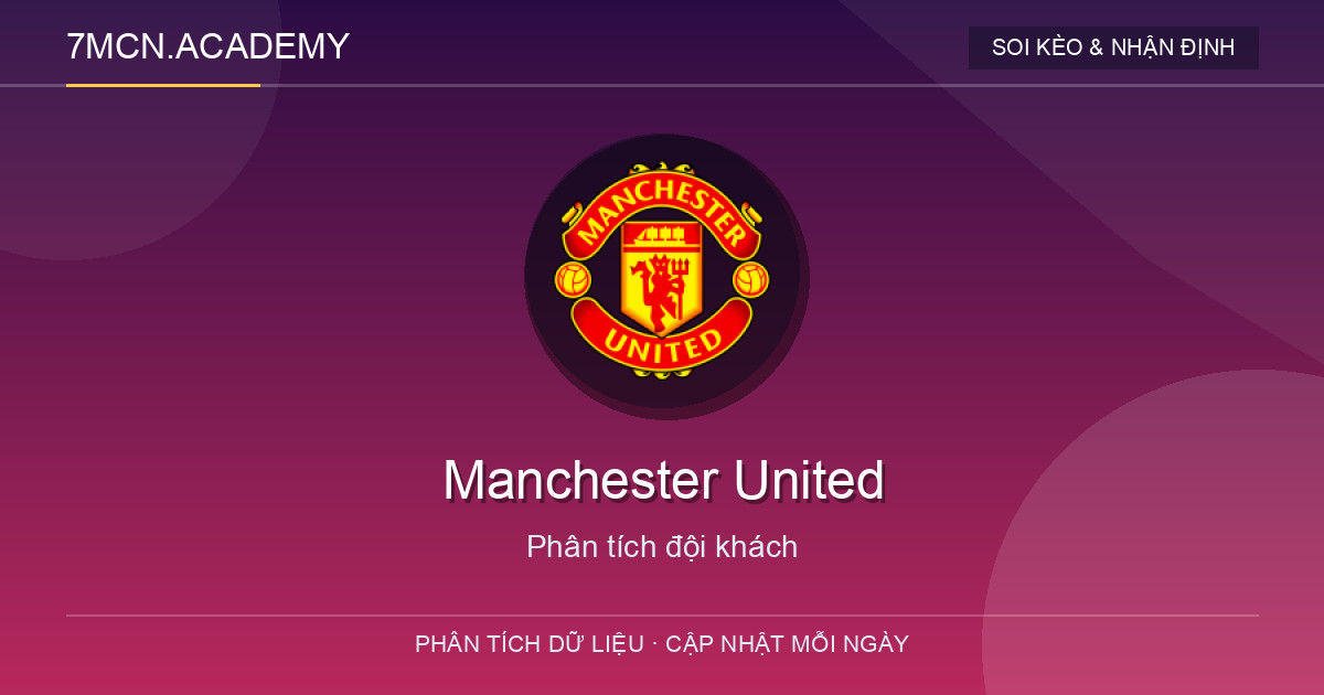 Phong độ và dữ liệu đội khách Manchester United