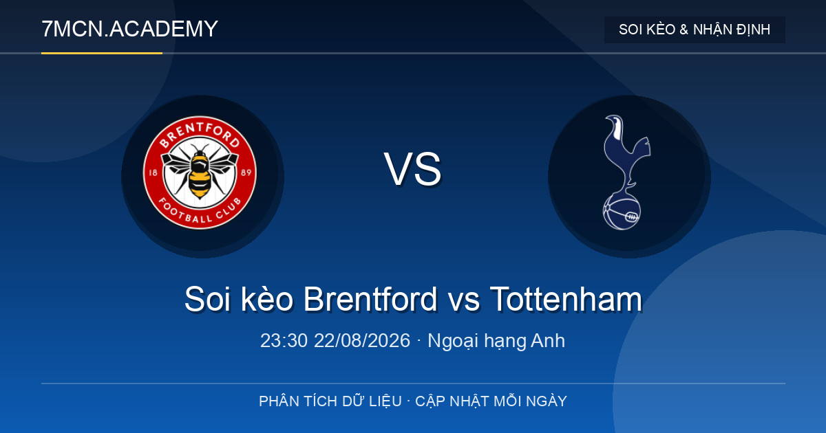 Nhận định và soi kèo trận Brentford vs Tottenham