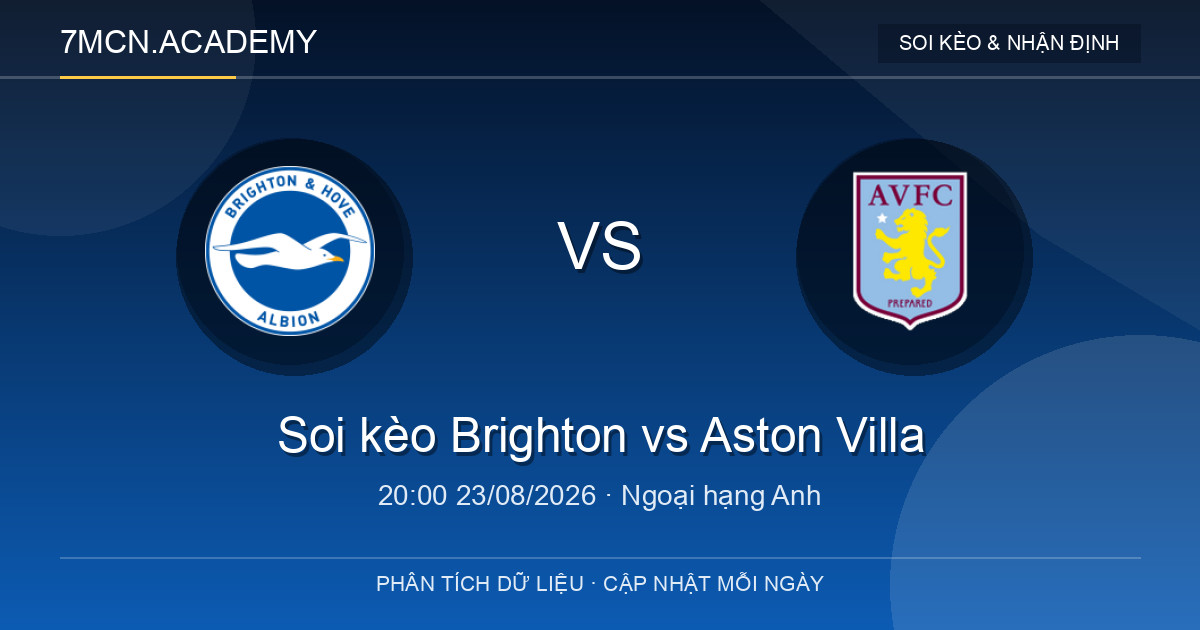 Nhận định và soi kèo trận Brighton vs Aston Villa