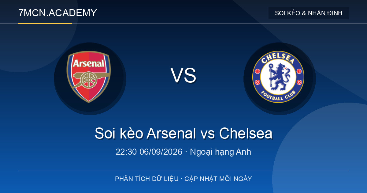 Nhận định và soi kèo trận Arsenal vs Chelsea