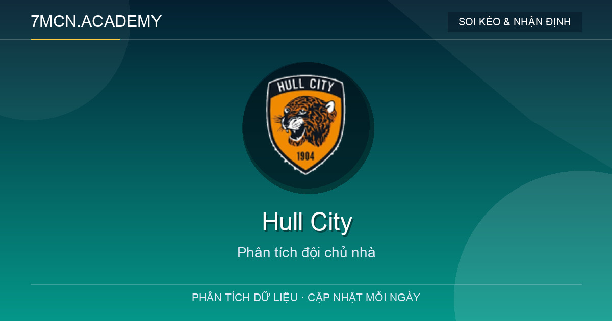 Phong độ và dữ liệu đội chủ nhà Hull City