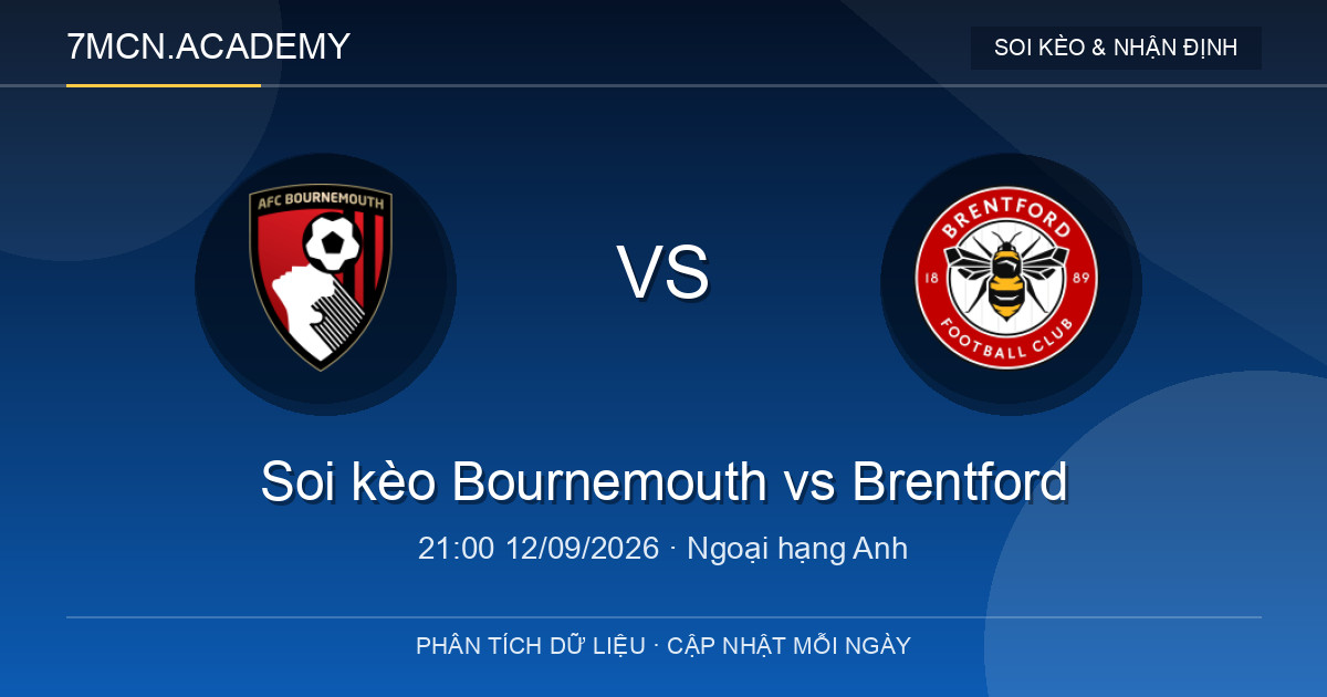 Nhận định và soi kèo trận Bournemouth vs Brentford