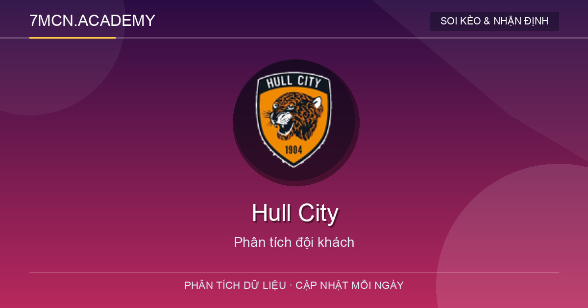 Phong độ và dữ liệu đội khách Hull City