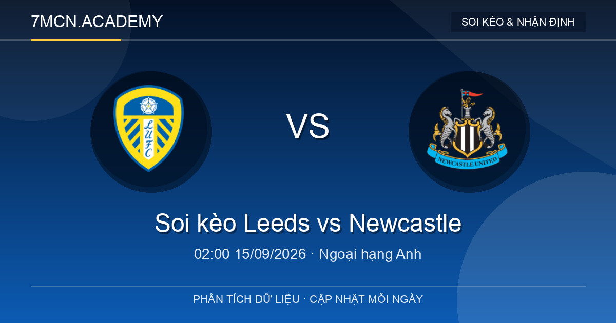 Nhận định và soi kèo trận Leeds vs Newcastle