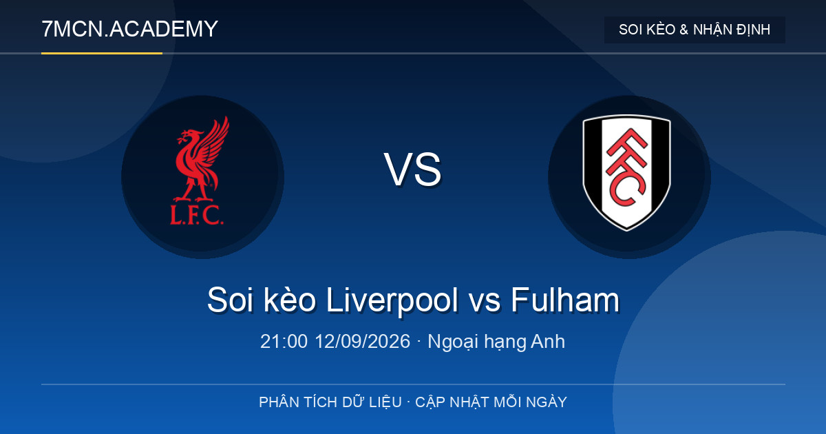 Nhận định và soi kèo trận Liverpool vs Fulham
