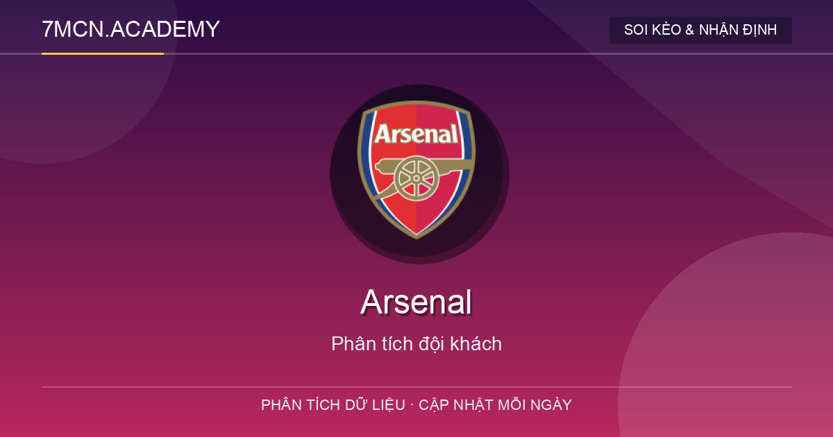 Phong độ và dữ liệu đội khách Arsenal