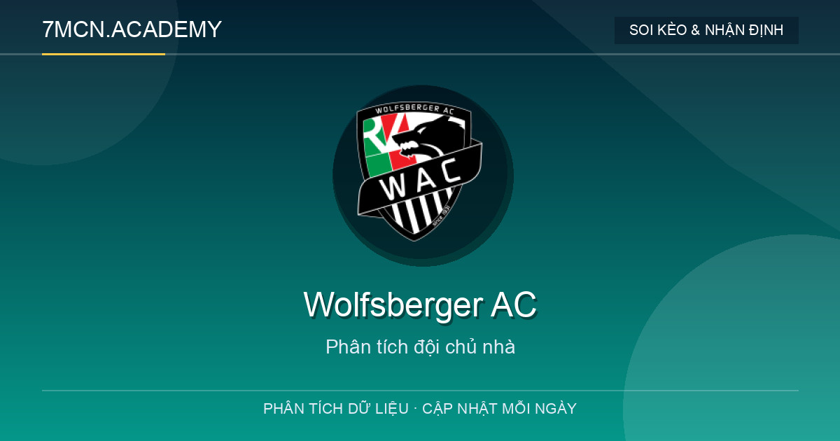 Phong độ và dữ liệu đội chủ nhà Wolfsberger AC