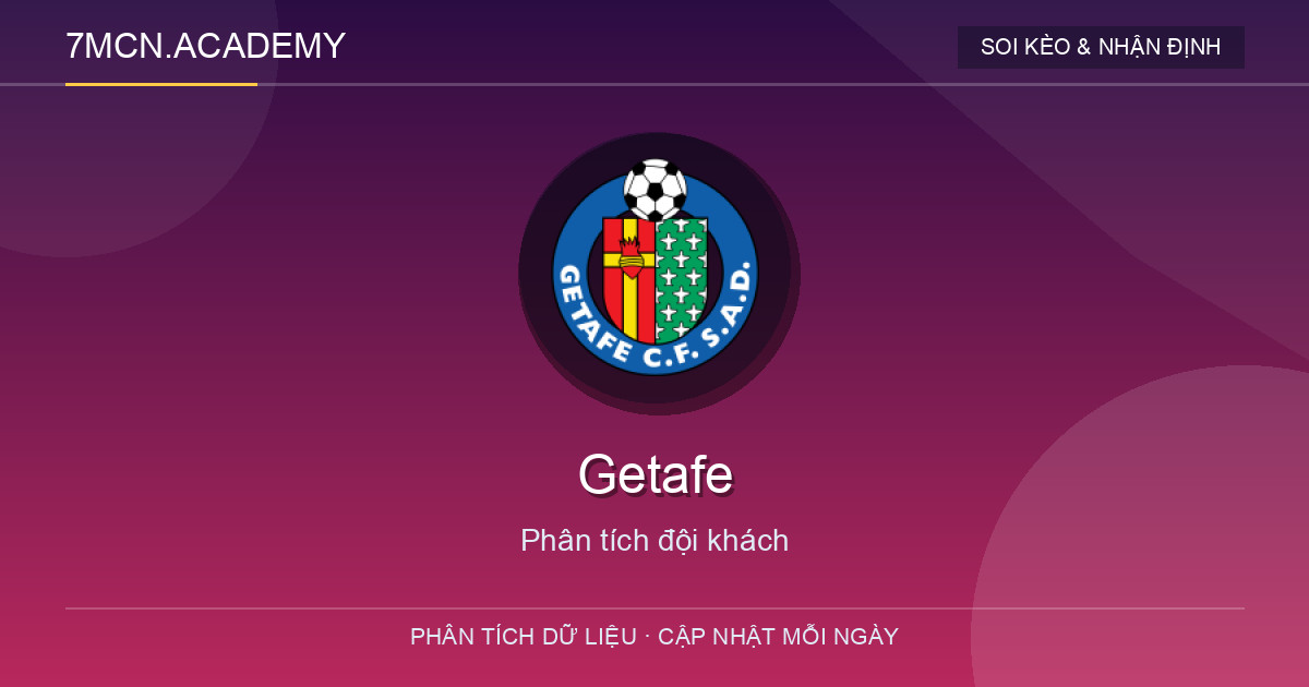 Phong độ và dữ liệu đội khách Getafe