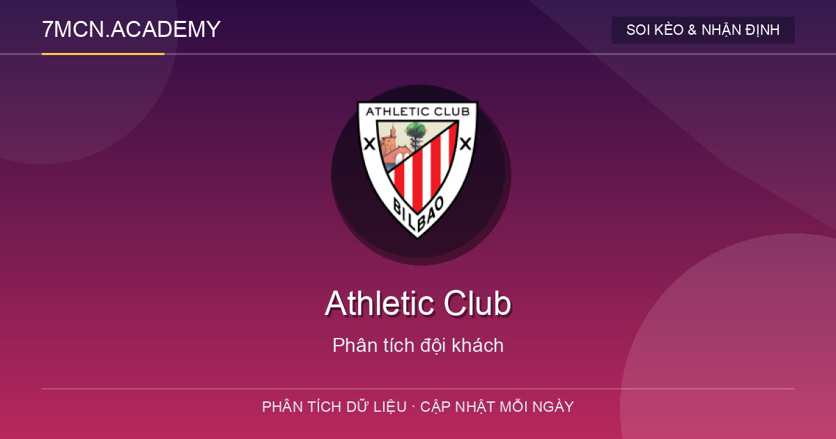 Phong độ và dữ liệu đội khách Athletic Club