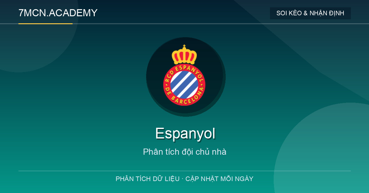 Phong độ và dữ liệu đội chủ nhà Espanyol