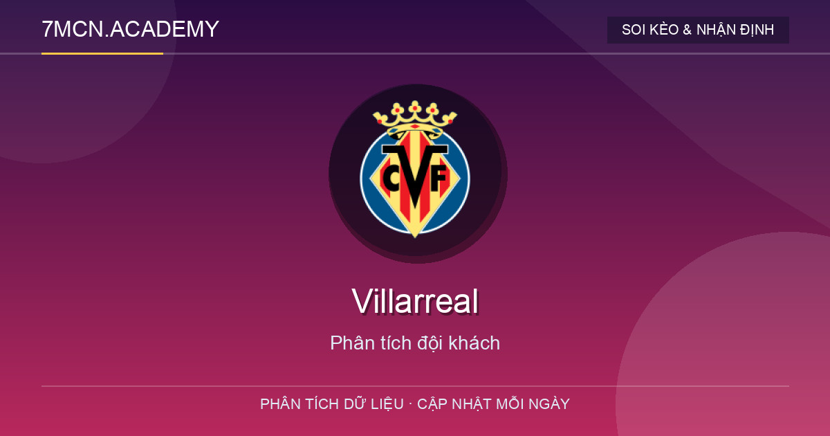 Phong độ và dữ liệu đội khách Villarreal