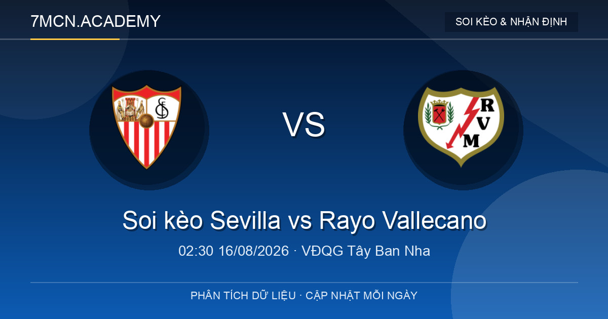 Nhận định và soi kèo trận Sevilla vs Rayo Vallecano
