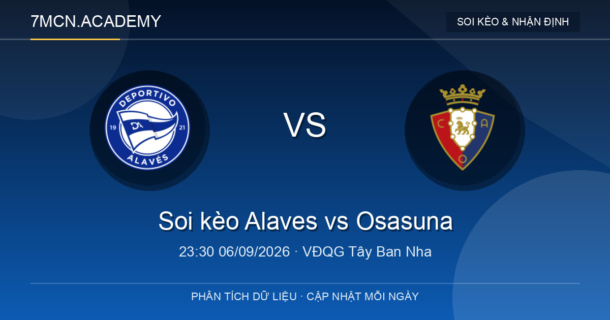 Nhận định và soi kèo trận Alaves vs Osasuna