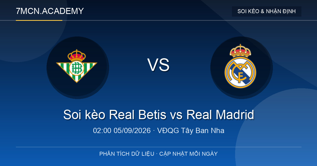Nhận định và soi kèo trận Real Betis vs Real Madrid
