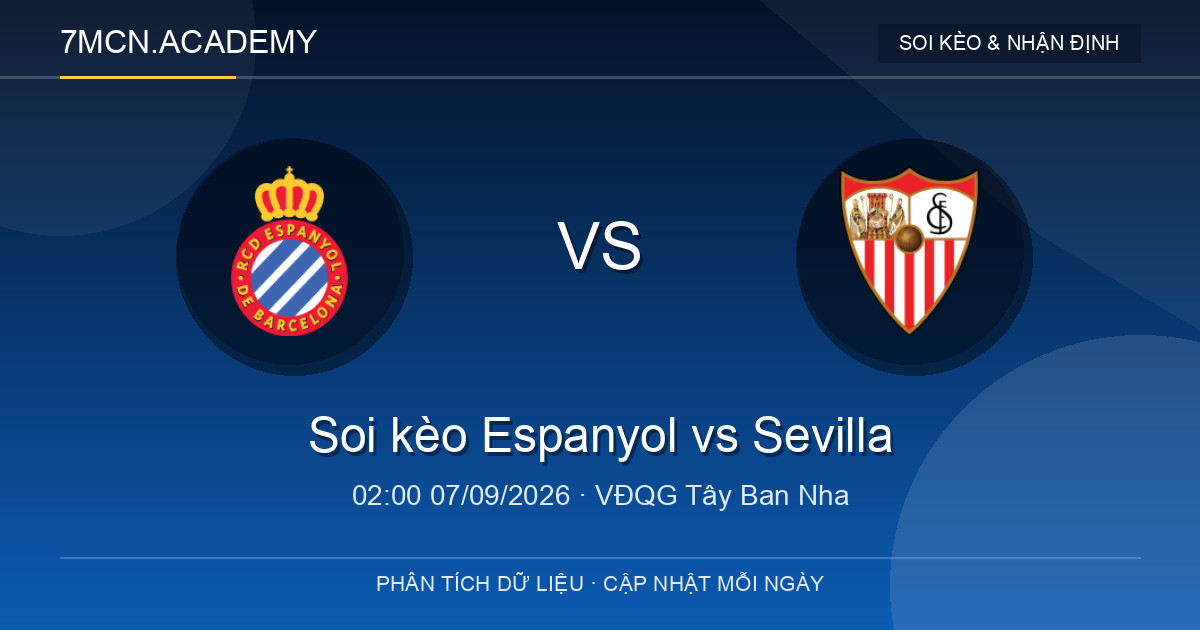 Nhận định và soi kèo trận Espanyol vs Sevilla