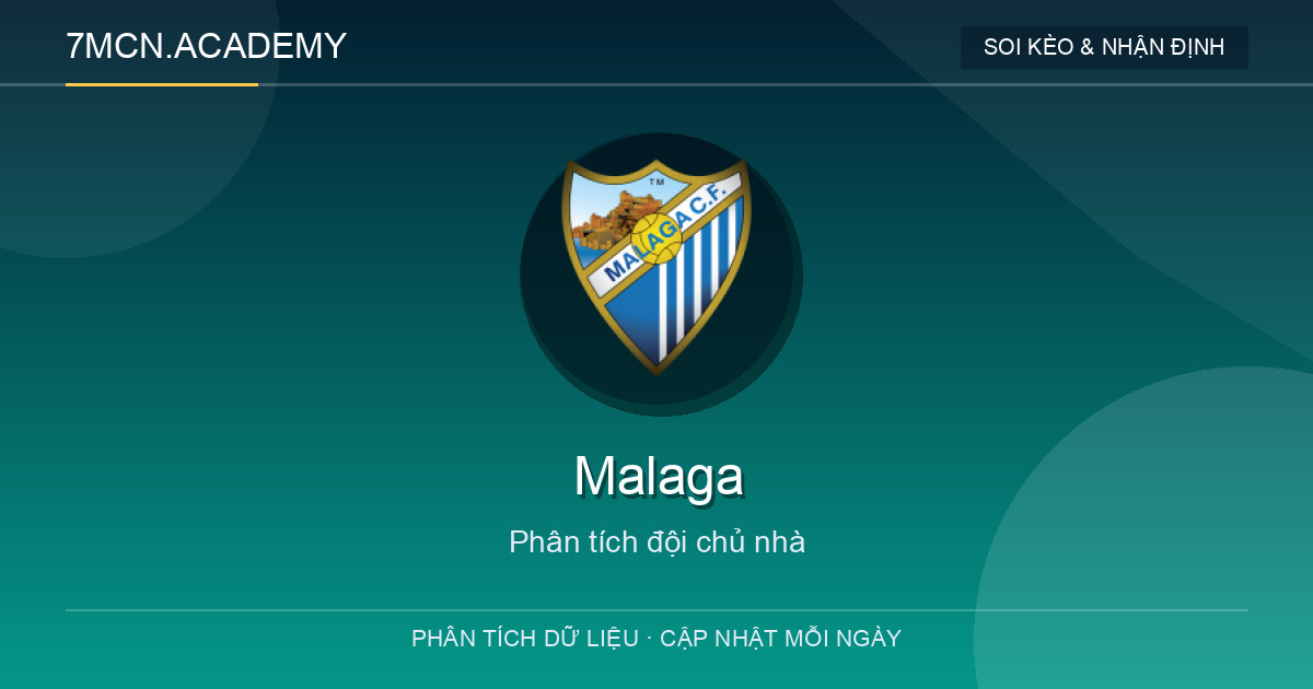 Phong độ và dữ liệu đội chủ nhà Malaga