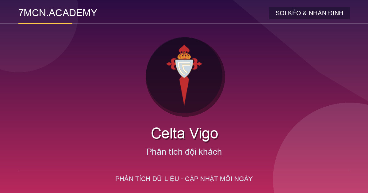 Phong độ và dữ liệu đội khách Celta Vigo