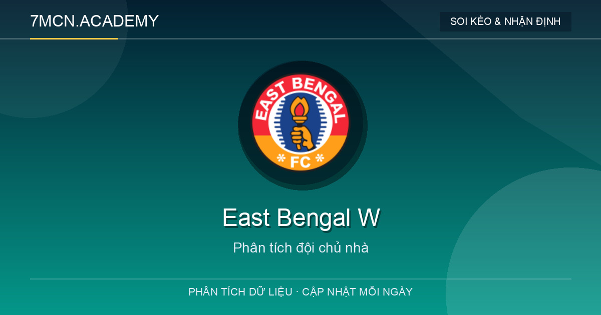 Phong độ và dữ liệu đội chủ nhà East Bengal W