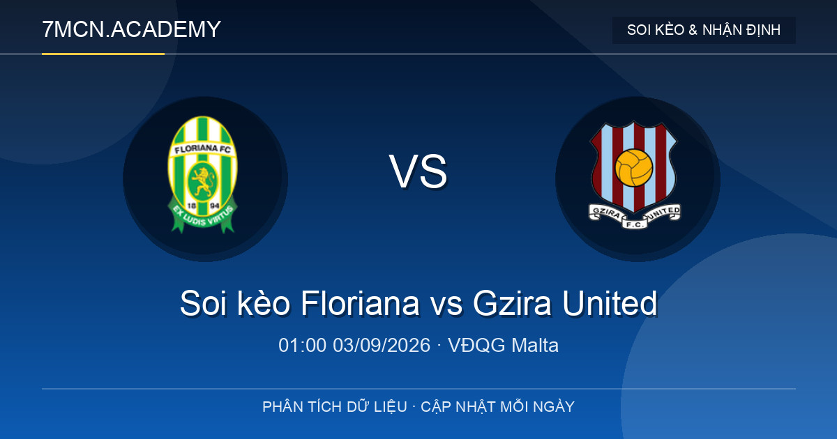 Nhận định và soi kèo trận Floriana vs Gzira United