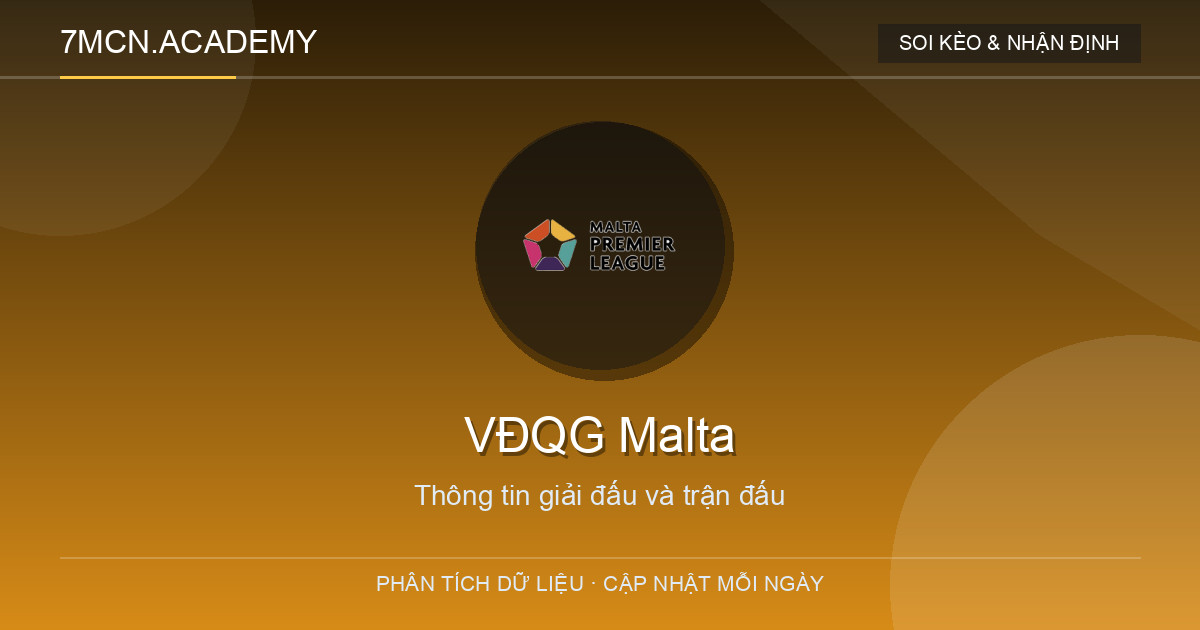 Dữ liệu giải đấu VĐQG Malta