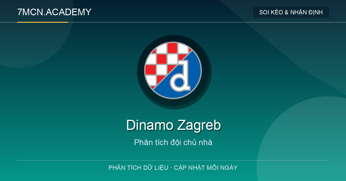 Phong độ và dữ liệu đội chủ nhà Dinamo Zagreb