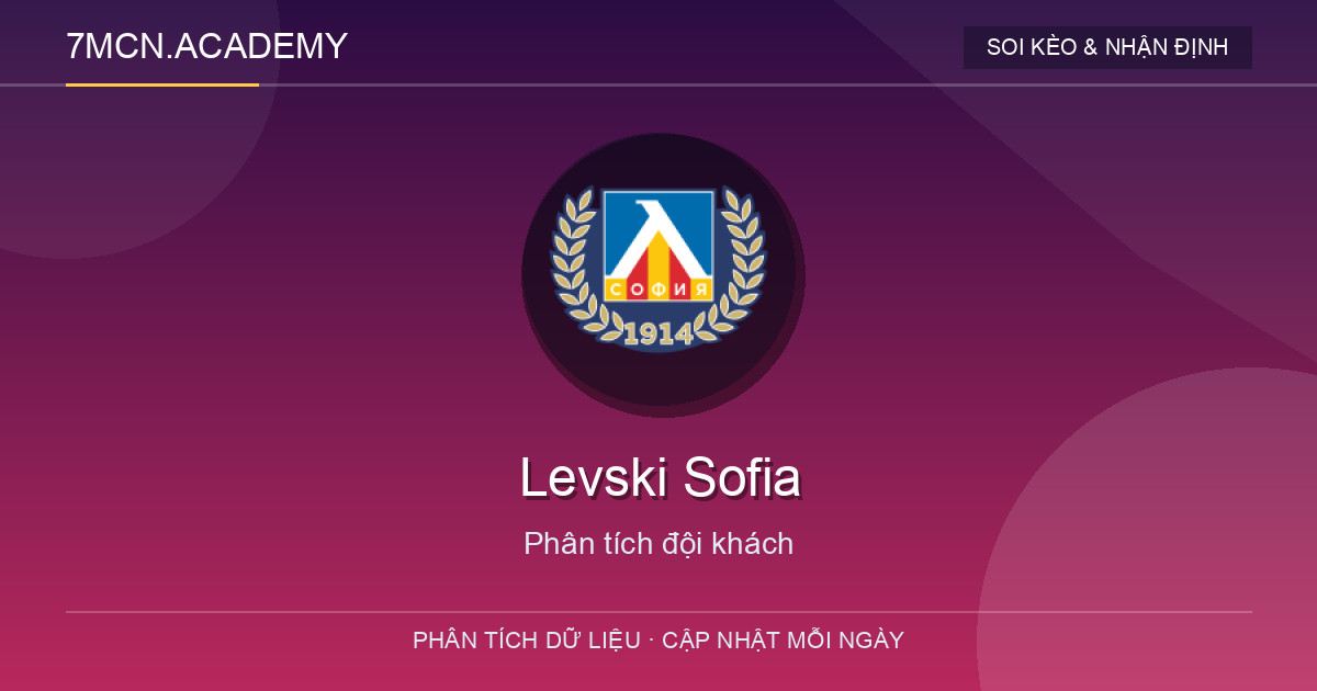 Phong độ và dữ liệu đội khách Levski Sofia