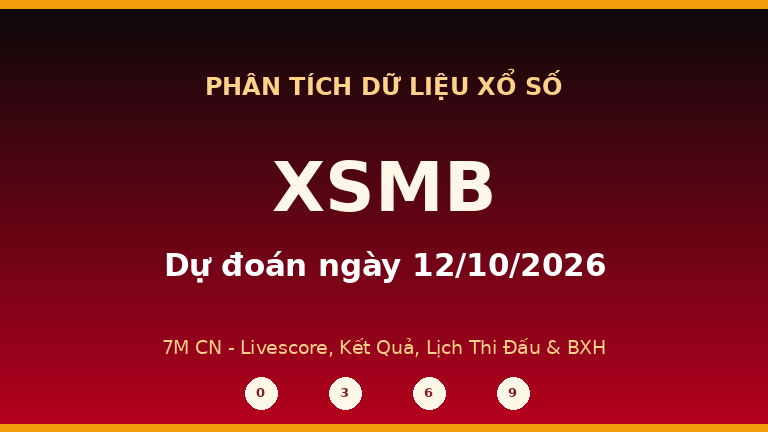 Phân tích dữ liệu XSMB ngày 12/10/2026