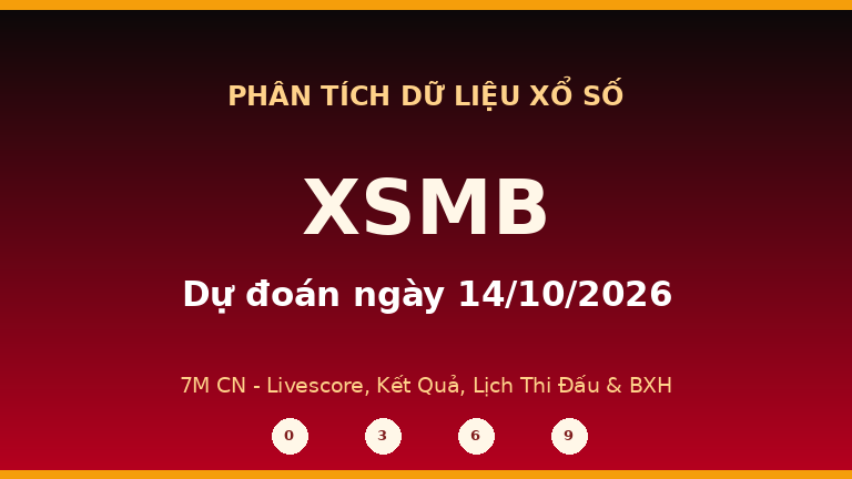 Phân tích dữ liệu XSMB ngày 14/10/2026